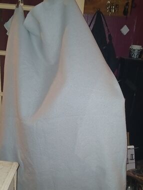 Source Unknown Light Blue Blanket